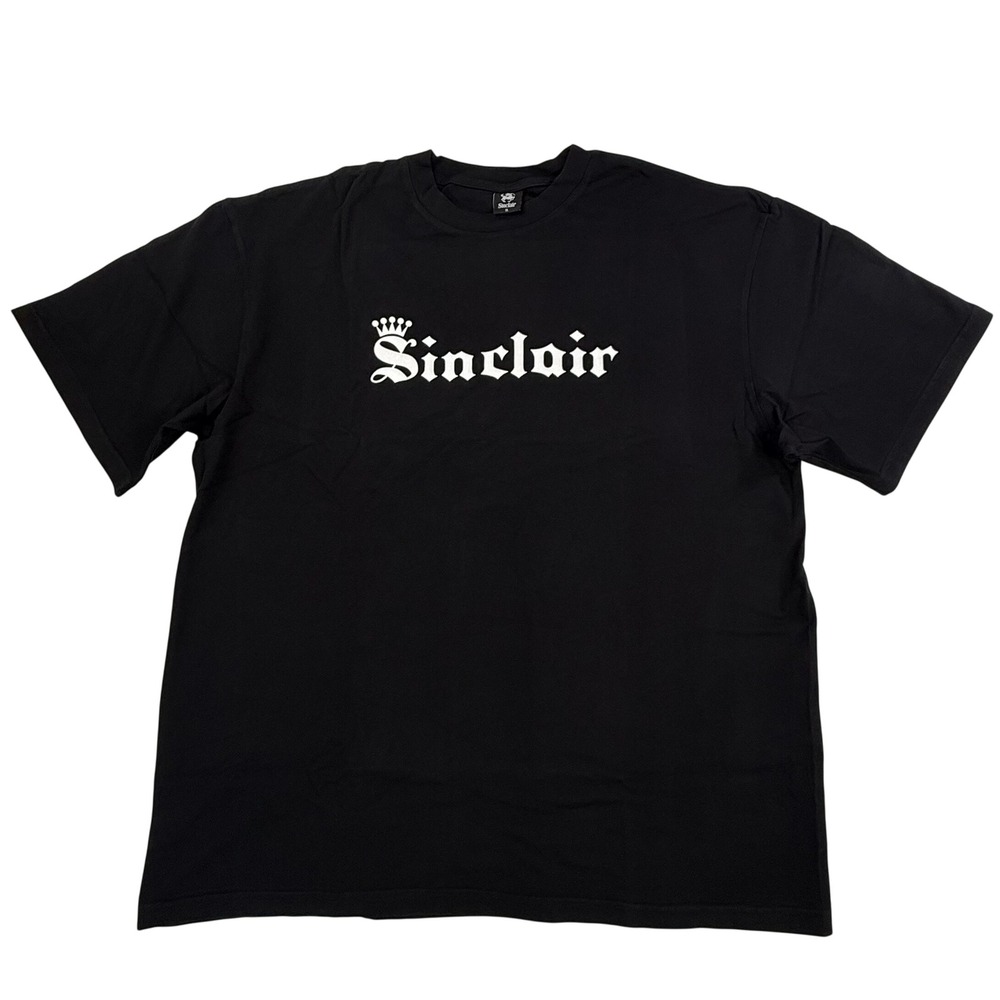 Sinclair Global Logo Black T-Shirt Mens XL Short Sleeve Streetwear Graphic Tee